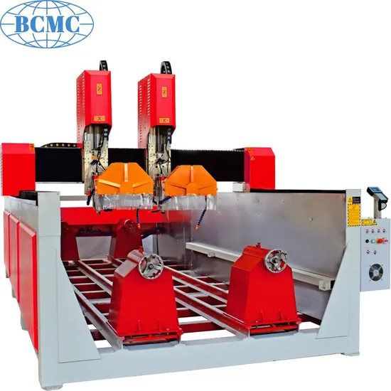 Bcmc Automatic 3D CNC Router Series Stone Carving Machine Engraving Stone Pillar Machinery Price Stone Curving Machine