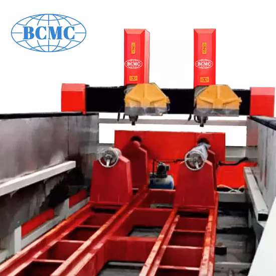 Bcmc Automatic 3D CNC Router Series Stone Carving Machine Engraving Stone Pillar Machinery Price Stone Curving Machine